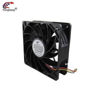 Quạt Tốc Độ Cao 120Mm 120*120*38Mm DC12V 2.7A 4Pin <span class=keywords><strong>PWM</strong></span> Rgb PC Quạt Không Chổi Than Máy Chủ 120Mm Quạt Làm Mát Thông Gió Tốc Độ Cao - Product Image 3