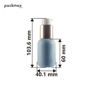 Custom 45ml PET Round Shoulder <b>Pump</b> <b>Bottle</b> for Sunscreen Primer Serum - Foundation Liquid Cosmetic Container - Product Image 2