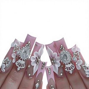 Autocollants 3D pour ongles, esthétique éblouissante, effet fluorescent nocturne, style gothique d'horreur, Halloween, non toxiques, pour les fêtes - Product Image 2