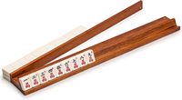 Set Empat Dudukan Papan Permainan Mahjong Modern Lipat Otomatis dari Kayu Pinus Berkualitas Tinggi Desain Ramah Lingkungan untuk Dekorasi