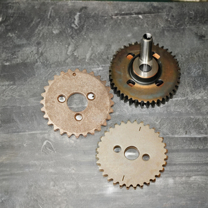 Bánh Xích công nghiệp thép <span class=keywords><strong>C45</strong></span> với răng cứng 40A 40c Bánh Răng Truyền động OEM 16t 25t 30t 16 25 30 42 răng - Product Image 2