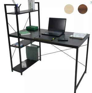 Bureau de bureau ordinateur bureau étagère Table intégrée Simple chambre étudiant apprentissage Table d'écriture <span class=keywords><strong>livre</strong></span> supports étagères stockage - Product Image 5