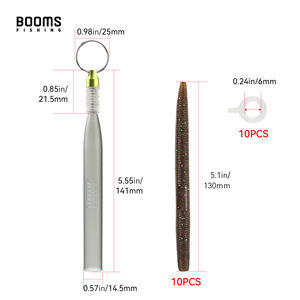 10 Uds gusano Senko 5,1 pulgadas/130mm cuerpo de cebo salado suave trampa para peces eficiente goma de silicona WL1 cebo de pesca de gusano señuelos blandos - Product Image 2