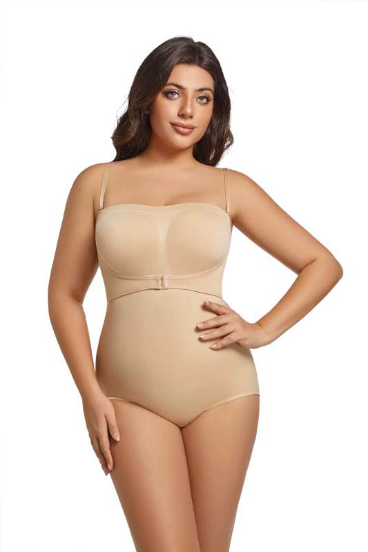 Tummy-Control Shapewear Bodysuit (Z333227): colour and size-option reference for private-label production