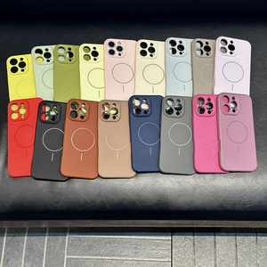 Chất Lượng Cao Mềm Cao Su Thực Ban Đầu Silicone Trường Hợp Cho 12 13 14 15 16 17 Pro Silicon Điện Thoại Di Động - Product Image 3