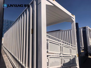 Structure en acier blanc pour gradins modulaires extérieurs, conteneur sec haute cube de 40 pieds JUNYANG, sièges pour spectateurs - Product Image 3