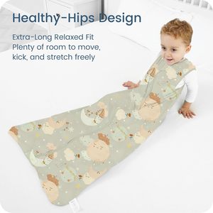 Mềm Túi Ngủ Cho Trẻ Sơ Sinh 0.5 Tog Mùa Hè Mặc Chăn Với 2-Cách An Toàn Dây Kéo 2 Gói Ngủ Bao - Product Image 6