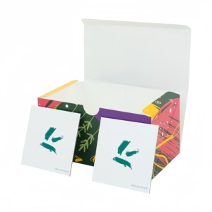 Emballage en carton pliable biodégradable personnalisé en gros pour gâteaux, biscuits, cookies, beignets avec logo - Product Image 2