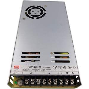 Meanwell Rsp-320-24แหล่งจ่ายไฟแบบสวิตชิ่ง13.4A 24Vdc 320วัตต์เอาต์พุตเดียวที่ปิดล้อมอุตสาหกรรม - Product Image 5