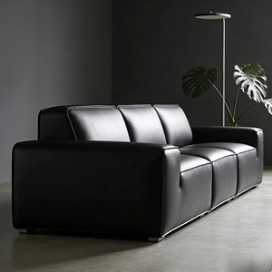 Ensemble de <span class=keywords><strong>canapé</strong></span> sectionnel Chesterfield en <span class=keywords><strong>cuir</strong></span> véritable - Mobilier de salon moderne de luxe, design écologique et inclinable réglable - Product Image 6