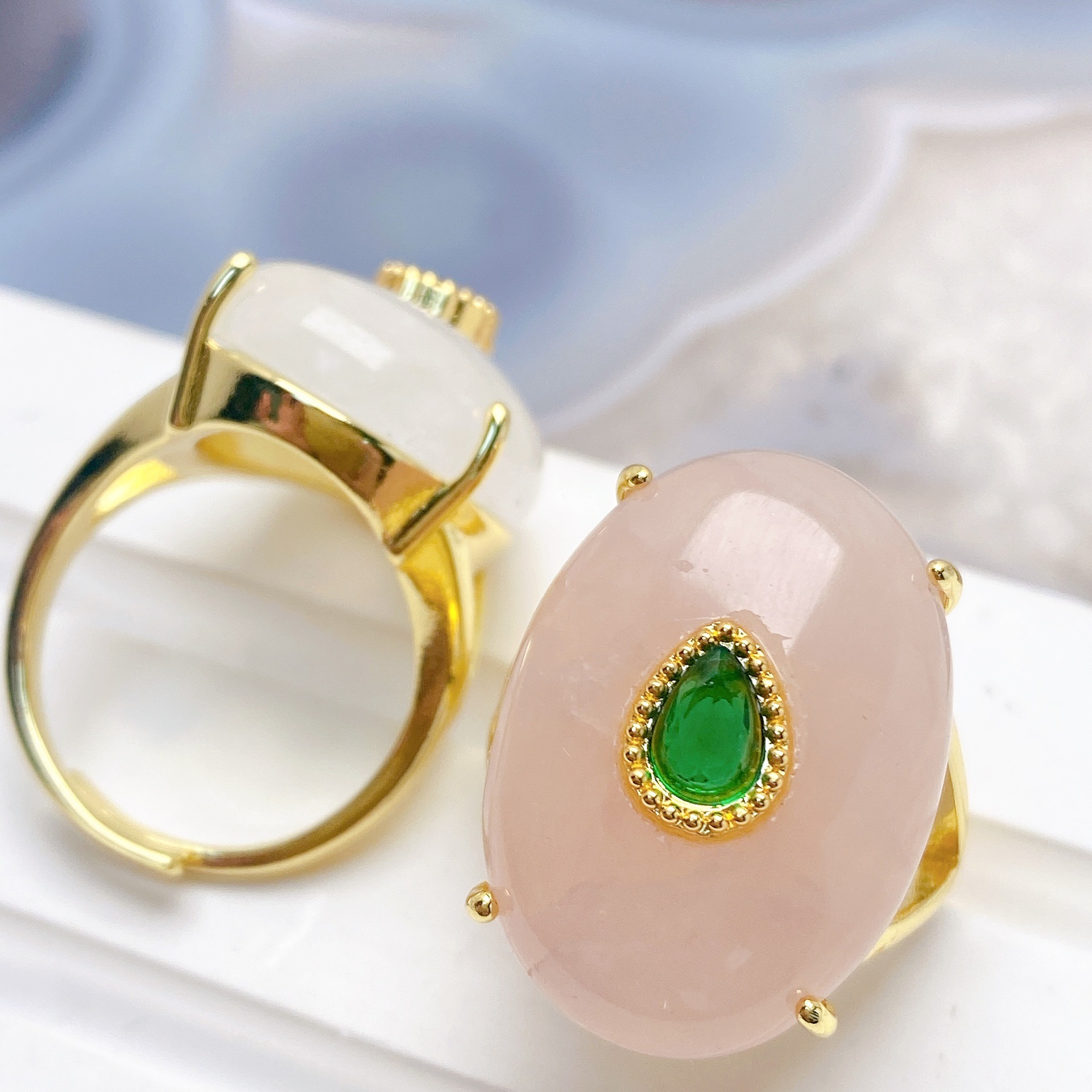 Quartz rose coloré