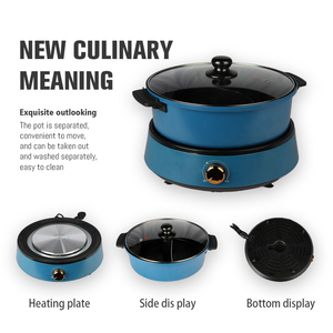 กระทะไฟฟ้าอะลูมิเนียม MLD 4L ฝาแก้วนิรภัย ควบคุมด้วยระบบกลไก เคลือบสารกันติด ประหยัดพลังงาน เหมาะสำหรับใช้ในโรงแรม แบบดัตช์ - Product Image 6