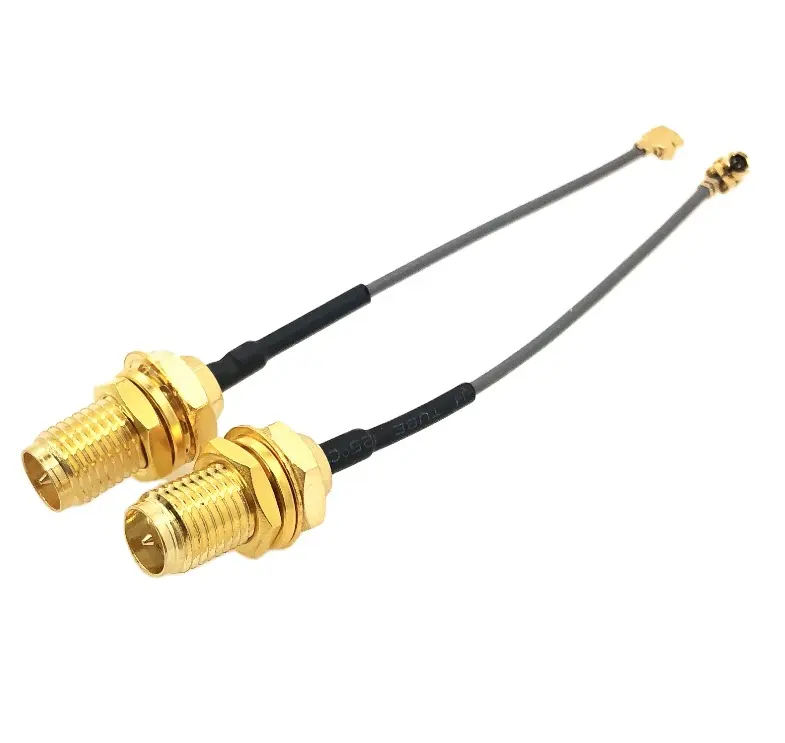 U.FL IPEX /IPX zu RP SMA Wifi-Antennen-Pigtail-Kabel RP-SMA UFL IPEX 1.13 RF-Kabel 10CM