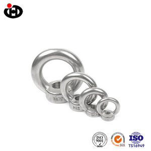 JINGHONG 304 Anillo de suspensión hembra de acero inoxidable Elevador de ojo de tuerca de elevación para aplicaciones mineras - Product Image 5