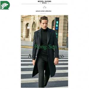 Explosif unique 2022 nouveau manteau en laine épaisse pour hommes longue station indépendante <span class=keywords><strong>Jap</strong></span> corée du sud Lei - Product Image 1