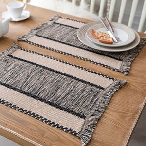 Summer Anne's Wholesale Bohemian Natural Geometric <strong>Placemats</strong> for <strong>Dining</strong> <strong>Table</strong> - Product Image 1