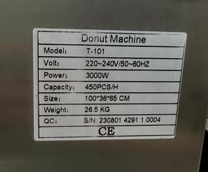 Prix Spécial Machine à <span class=keywords><strong>Donuts</strong></span> Automatique pour Beignets Banane <span class=keywords><strong>et</strong></span> <span class=keywords><strong>Donuts</strong></span>, Réduit le Temps de Préparation, pour la Préparation <span class=keywords><strong>et</strong></span> la Friteuse de Churros - Product Image 2