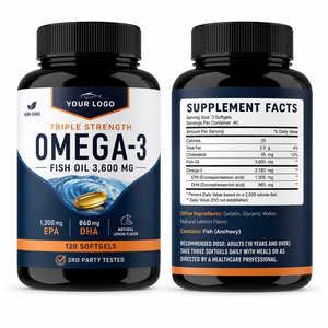 Capsule Softgel di Olio di Pesce OEM da 1000 mg Omega 3 EPA DHA 18/12 - Product Image 2