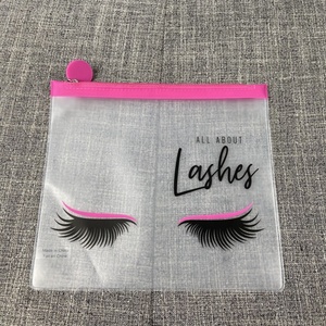 Thân Thiện Với Môi Frosty Dây Kéo EVA Túi Mỹ Phẩm Biểu Tượng Tùy Chỉnh In Thư Mô Hình Lưu Trữ Phụ Kiện Tái Chế Dây Kéo Pouch - Product Image 4