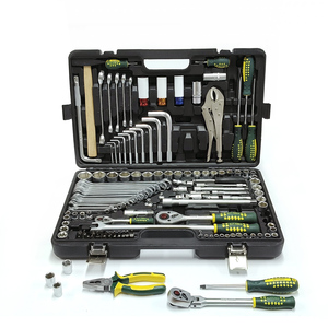 Kit di Attrezzi per Riparazione Auto <span class=keywords><strong>142</strong></span>+2 Pezzi, Set di Chiavi a Bussola CR-V, Cacciaviti, Pinze e Utensili Combinati con Valigetta Portatile - Product Image 4