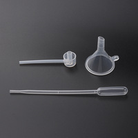 Pipette à ressort Braun 5ml 10ml 20ml 30ml, seringue en plastique pour parfum, distributeur d'injection, entonnoir, paille, bouchon de bouteille, parfum