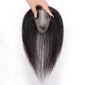 ผมต่อแบบเส้นผมมนุษย์ ปริมาณมาก ทรงหยดน้ำ แบบตาข่าย แสกกลาง ไร้รอยต่อ ปิดผมขาว สำหรับผู้หญิง - Product Image 2