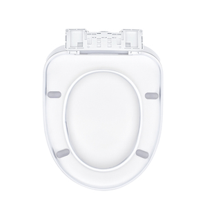 Funda de Asiento de Inodoro Gruesa de Alta Calidad, Fácil de Limpiar, Forma de U/V, <span class=keywords><strong>Tapa</strong></span> de Inodoro de Cierre Lento de PP para Uso Doméstico - Product Image 2