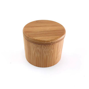 Bamboo <b>Spice</b> <b>Jar</b> With Lid Portable Kitchen Salt And <b>Spice</b> Container For Travel And Storage - Product Image 5