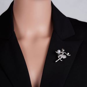 Broche Personalizado de Bailarina de Ballet, Joyería de Lujo, Broches para Ropa y Sombreros, Broche de Diamantes de Imitación para Mujer, Regalo - Product Image 2