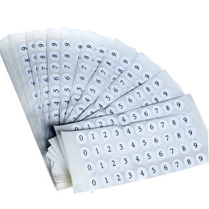 Impression personnalisée petite étiquette cosmétique brillant à lèvres numéro <span class=keywords><strong>de</strong></span> <span class=keywords><strong>couleur</strong></span> autocollant - Product Image 5