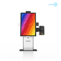 Kiosque de paiement interactif en libre-service de machine de commande automatique d'écran tactile des systèmes optionnels 11 de 15.6 21.5 23.8 pouces