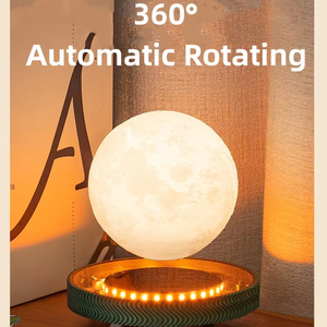 Lampe suspendue 3D en forme de planète avec base lumineuse, décoration d'intérieur, petits articles décoratifs, ornements, vente en gros - Product Image 4