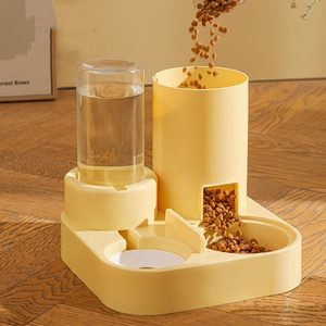 New <b>Automatic</b> 2-in-1 Food Feeding <b>Water</b> Feeding Device Pets Feeder Small Bell <b>Water</b> <b>Dispenser</b> Cat Bowl Pet Supplies for Cats - Product Image 5