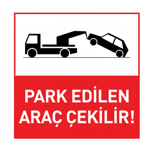 Reflective Vehicle Towing Sign <b>Board</b> Solar Traffic Sign for Outdoor Roadway Usage Aluminum Material with 'Stop' Text - Product Image 2