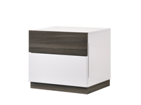 Ensemble de chambre à coucher en bois de haute qualité Yifan 1,8 m pour hôtel et appartement, comprenant armoire, commode et table de chevet, style moderne crème en MDF