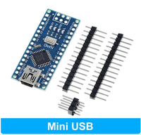 Carte de développement FYX Mini Type-C Micro USB Nano 3.0 Atmega328P avec bootloader CH340 compatible contrôleur Nano
