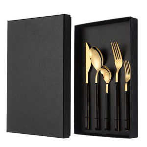 Juego de Cubiertos y Vajilla de Acero Inoxidable Ecológico Moderno de Lujo con Acabado Pulido, Apto para Lavavajillas, para Mesa de Comedor - Product Image 4