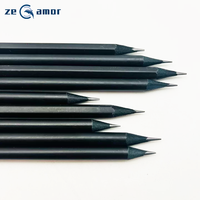 Zeamor Crayons à dessin standard HB personnalisés de haute qualité Crayons à dessin en bois promotionnels avec logo personnalisé pour l'école, le bureau et l'hôtel
