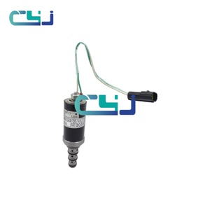 Vanne solénoïde de pompe hydraulique KDRDE5K-20/40C07-203A SKX5P-17-208 pour excavatrice R215-7 SK200-3, pièces d'excavatrice - Product Image 1