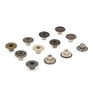 Brass zinc alloy rivet <b>button</b> 20mm engraved denim <b>button</b> Custom logo jeans <b>button</b> Metal <b>cover</b> <b>button</b> for jacket - Product Image 6