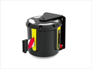 벽걸이 형 경고 20M 75ft 긴 산업용 벨트 배리어 개폐식 배리어 테이프 벨트 개폐식 벨트 카세트 배리어 - Product Image 3