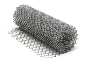 Grillage à mailles losangées <span class=keywords><strong>galvanisé</strong></span> <span class=keywords><strong>de</strong></span> 2 mm x 50 mm, maille <span class=keywords><strong>de</strong></span> 10 points, pour clôture à chaîne, fourni par l'usine - Product Image 1
