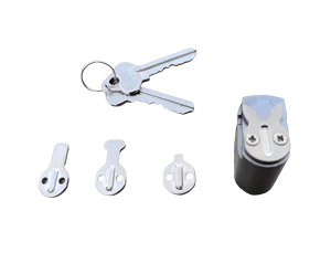 オーストラリアカスタム6ピンサテンクロームソリッドブラス楕円形シリンダー570ドアバレルロックシリンダー楕円形ロックマスターキーバレル付き - Product Image 2