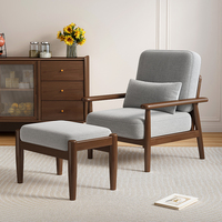 Fauteuil en bois massif confortable et très demandé pour salon – Siège individuel