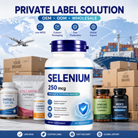Capsules de Sélénium en Gros, 250 mcg, 60 Capsules Végétales, Soutien Antioxydant, Booster Thyroïdien, Complément Alimentaire