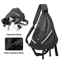 TANGCOOL Sac à bandoulière imperméable pour homme, sac à dos convertible, multi-poches, antivol, pour voyage, cyclisme, usage quotidien