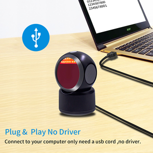 1D 2D QR <b>Bar</b> Code Reader Cash Register Programmable Auto Scan Check-Out Desktop Barcode Scanner for Supermarket - Product Image 5