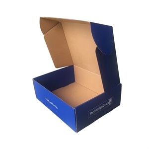 Cajas de Cartón Corrugado Gris con Relieve Blanco para Ropa, Cajas de Embalaje para Condones de Shenzhen con Logotipo - Product Image 3