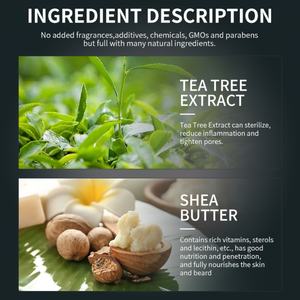 New 2 in One Beard Wash Biosphere Beard Conditioner Private Label Beard Wash <b>Foam</b> - Product Image 4