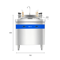 Pompe de cuisson de nouilles Ramen électrique de comptoir de restaurant automatique au micro-ondes